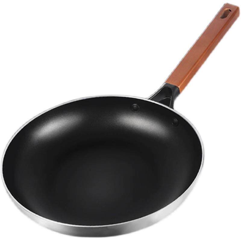 平底锅不粘锅煎锅大号厨房酒店商用家用煤气灶电磁炉专用不粘炒锅