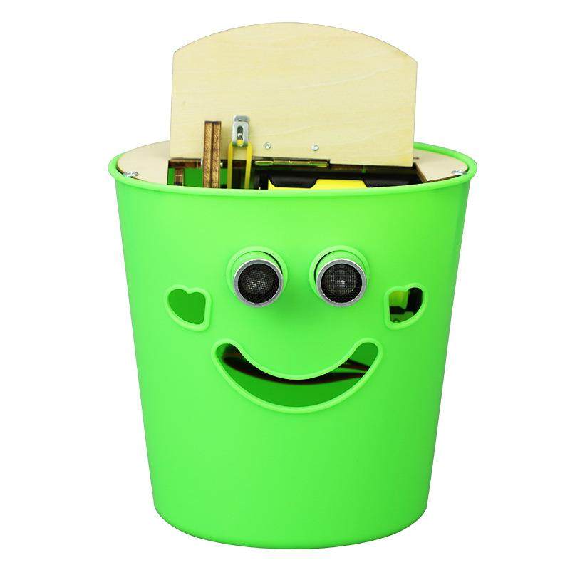 科技小制作智能感应垃圾桶玩具作品steam中小学生手工创意科教,玩具/童车/益智/积木/模型,科学实验,淘宝优惠券,粉丝福利购,淘宝优惠卷