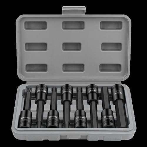 内六角套筒电动扳手工具汽修内六角内6方套筒头工具