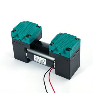 5101PM-2微型隔膜真空泵直流220V双头泵小型12V无油静音隔膜气泵