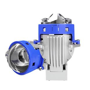 3寸汽车大灯直射激光透镜H4无损双灯杯双光透镜大功率H7