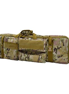 M249大型双层装载包战术单肩斜挎枪包户外悠闲钓鱼背包