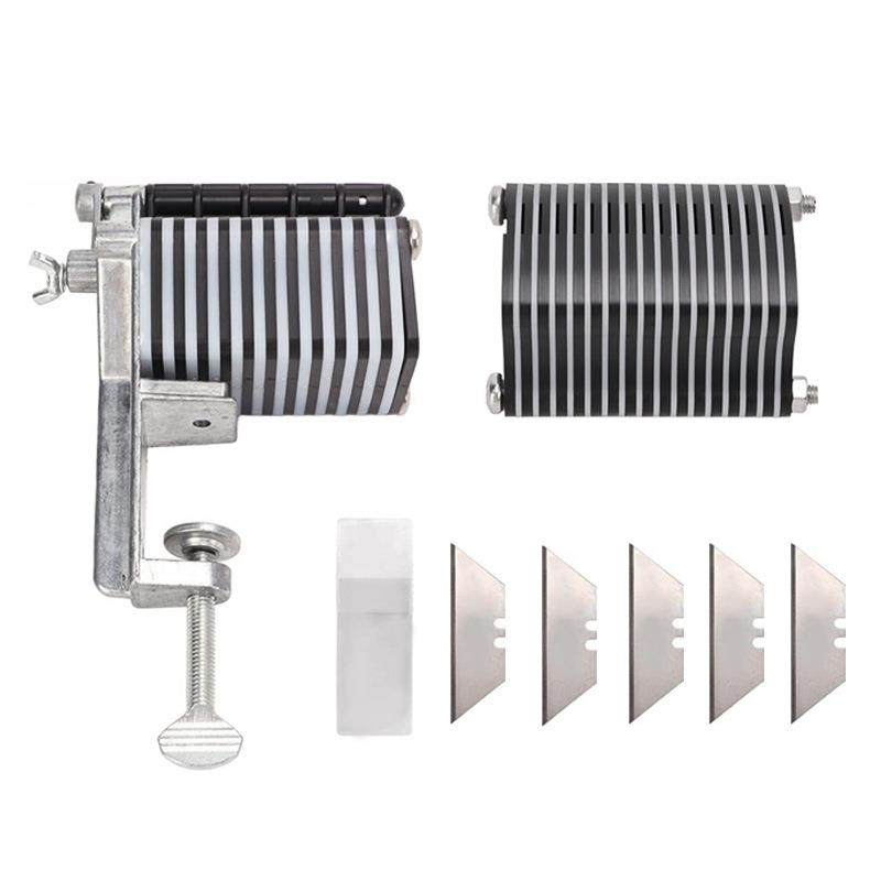 桌面皮条切割机可更换刀片皮革花边切割器皮带分条器