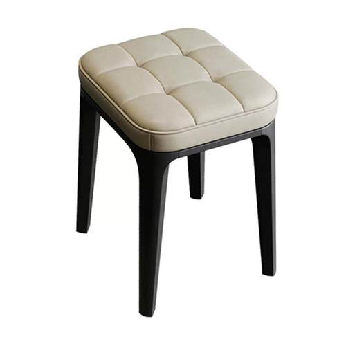 家用软包方凳客厅可叠放凳子简约时尚餐桌凳卧室化妆凳休闲板凳