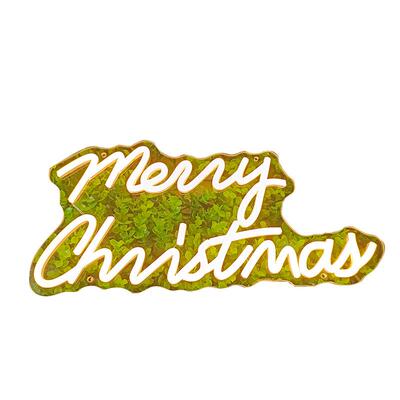 圣诞灯饰霓虹灯led装饰灯牌节日氛围字母发光字merrychristmas
