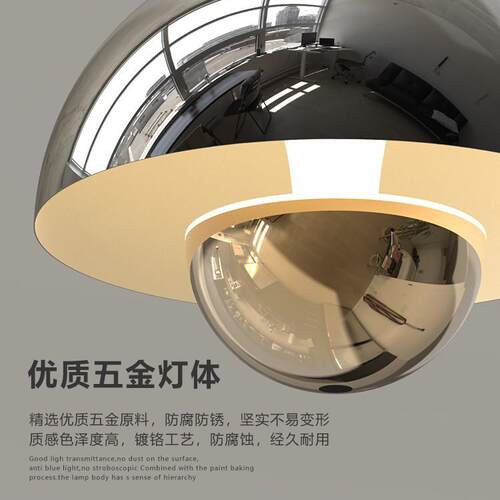 可升降卧室床头小吊灯垂线花苞简约现代奶油风轻奢吧台手扫吊线灯