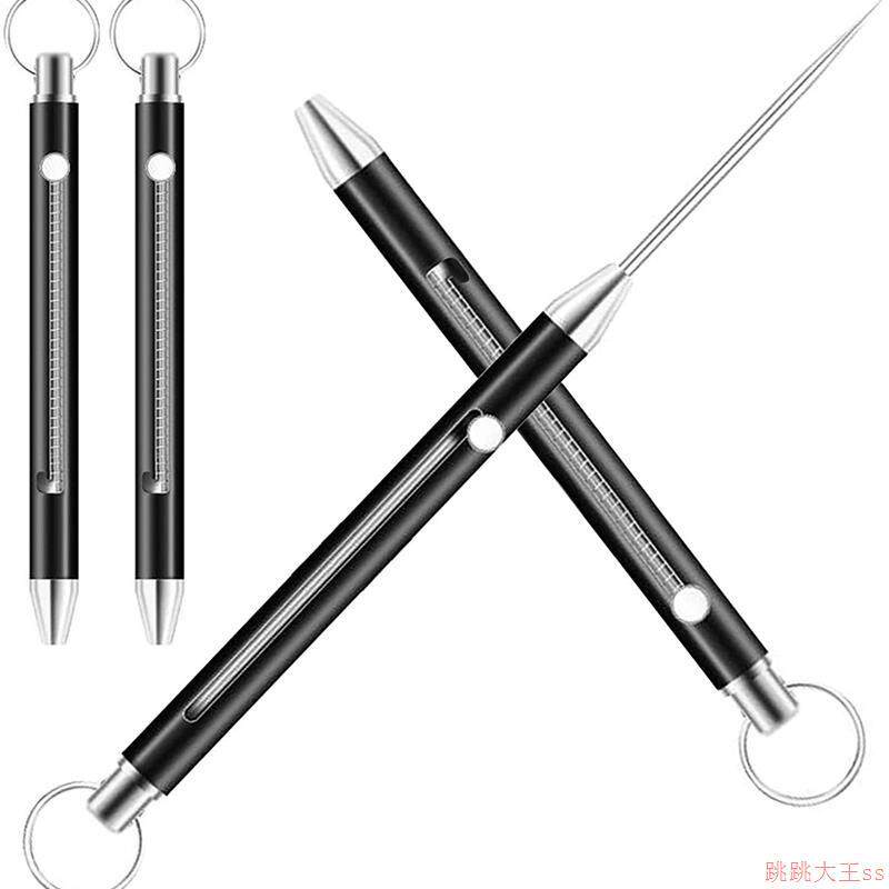 TC4钛合金牙签隐藏伸缩防狼暗器便携武器剔牙神器 防身针户外