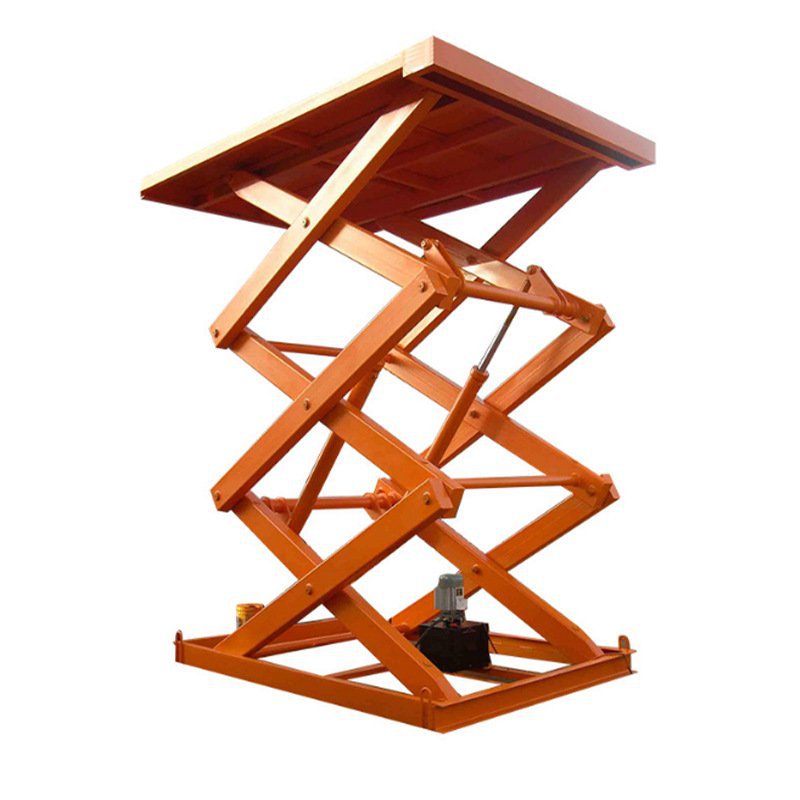 电动液压升降平台1吨2吨3吨电动液压固定货梯剪叉式升降机