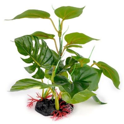 12 Height Artificial Turtle Leaves Anubias Nana Ba