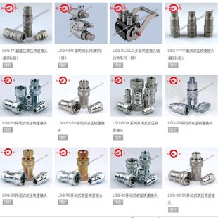 SS开闭式 S22 液压快速接头 LSQ