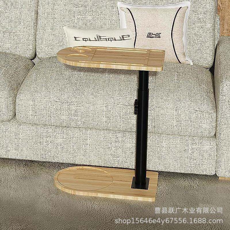 现货竹制家用红酒置物架浴室浴缸可伸缩手机支架卫浴收纳架轻奢