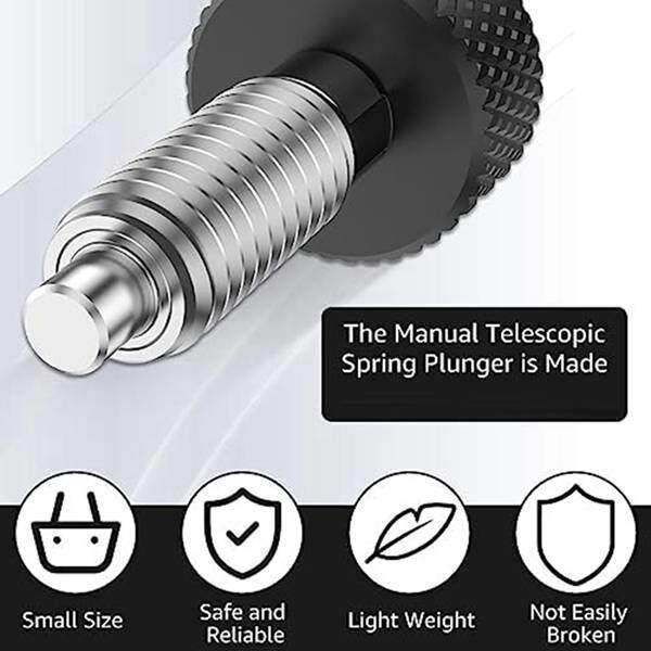 1套颜色：黑色材质：不锈钢手柄快速释放销钉套件，手工伸缩的