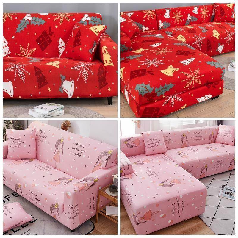 通用沙发套罩全包万能笠田园碎花粉色梳化巾一体老式三人盖布直排