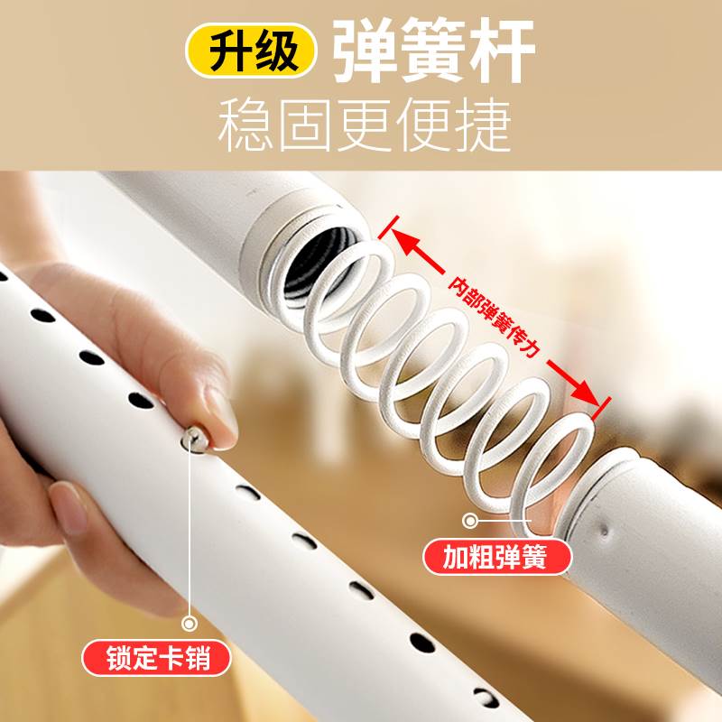 免打孔隔断帘门帘房间帘子隔离神器家用wg布帘客厅出租屋分隔