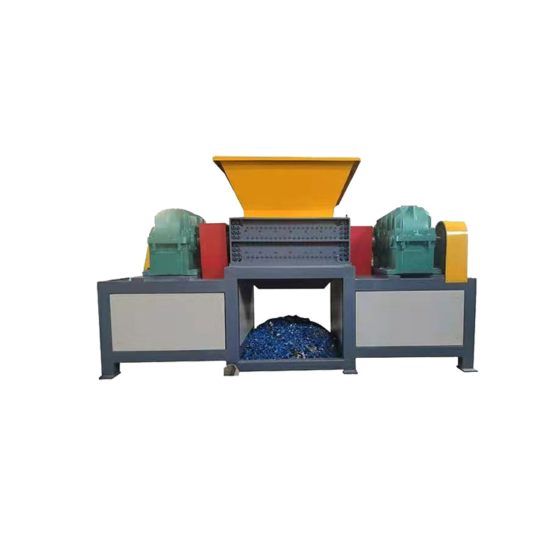 机大型双轴橡胶j塑料金属废旧钢筋切粒机工业油漆桶粉碎破碎机