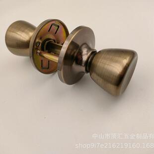 576球形锁室内卧室球形门锁木门不锈钢铝合门球锁入室门锁