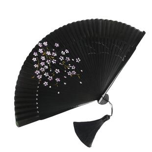 和服扇子 日本和风扇子 日式烤漆扇 女士折扇古风道具扇子