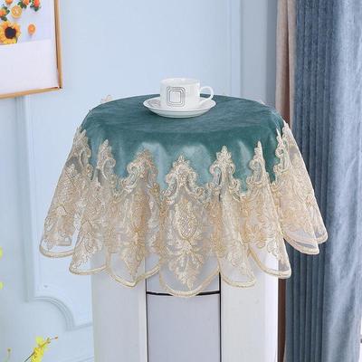 欧式圆形空调盖布圆柱形圆立式空调布盖巾柜机空调罩套通用防尘罩