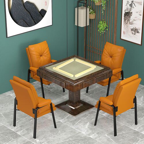 棋牌室专用e麻将椅茶楼麻将机桌椅子靠背会议椅会客椅椅办公久坐