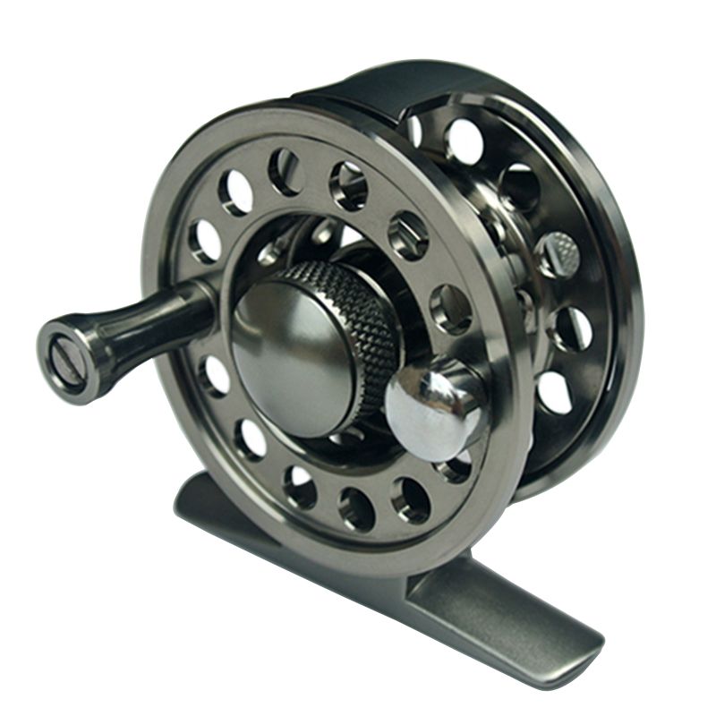 飞钓轮全金属飞绳轮超轻前打轮带泄H力矶竿轮渔轮鱼线轮矶钓轮