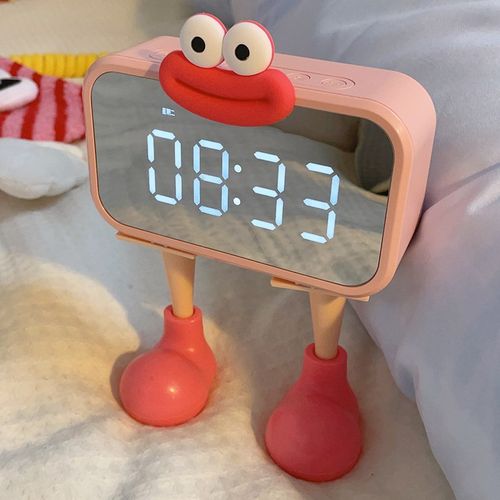 全面屏闹钟学习专用起床神器202B4新款桌面表智能电子时钟儿童女