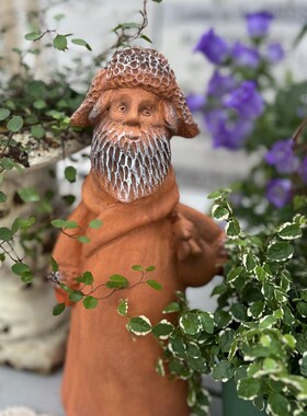 杜拉斯的花园   叶可夫斯基 做B旧仿红陶色花园杂货装饰 桌面阳台