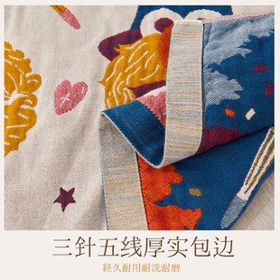 A类纯棉纱布枕巾一对装家用全棉四层单J人枕头毛巾高档防滑不脱落