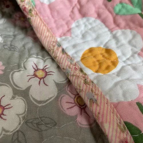 外贸纯棉绗缝床盖单件全棉斜纹y三件套夏被床单夹棉防滑榻榻米床