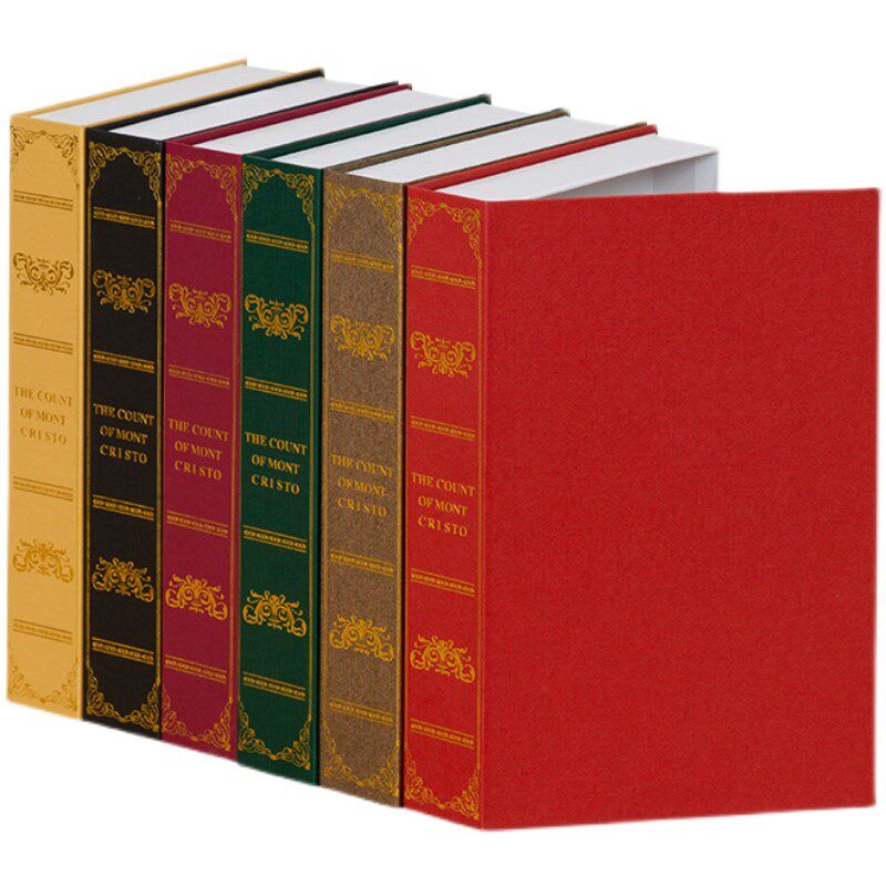 欧式烫金复古假i书仿真书摆件样板件道具模型书本客厅创意装饰品