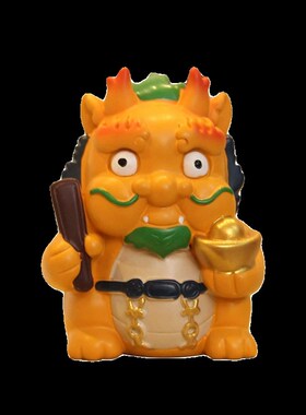 国潮风生肖龙手办吉祥物龙生九子家居桌面L摆件蛋糕装饰新年会礼