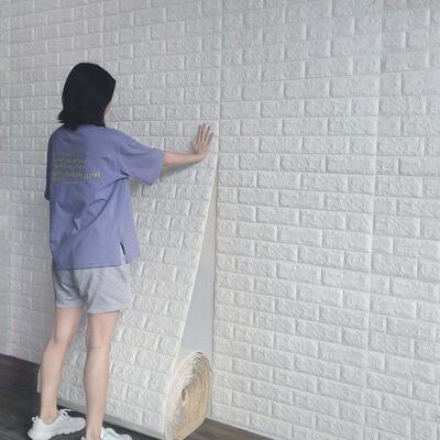 ZV毛坯房粗水泥墙贴纸防墙壁掉灰脱皮墙面专用墙纸室内自粘