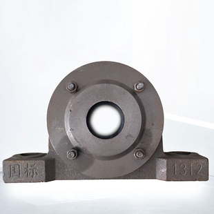 矿用输送机滚筒重型轴承座1310 3520铸铁铸钢带油封瓦盒轴壳 1312