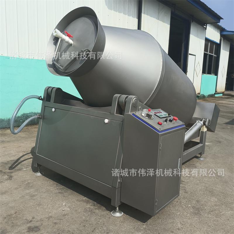 大型商用液压真空滚揉机鸡胸肉快速腌制设备牛肉真空滚揉机厂家