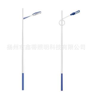 组合分体路灯杆3米4米6米太阳能路灯单杆立杆家用庭院支架路灯杆
