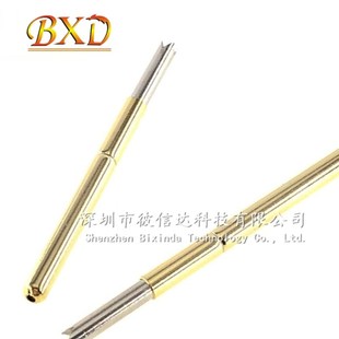B尖头D圆G平A凹杯H梅花头针套 测试针P156弹簧探针可伸缩顶针P156