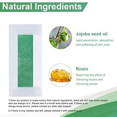 100 Pcs Wax Strips for Facial Hair Removal for Women Face  W