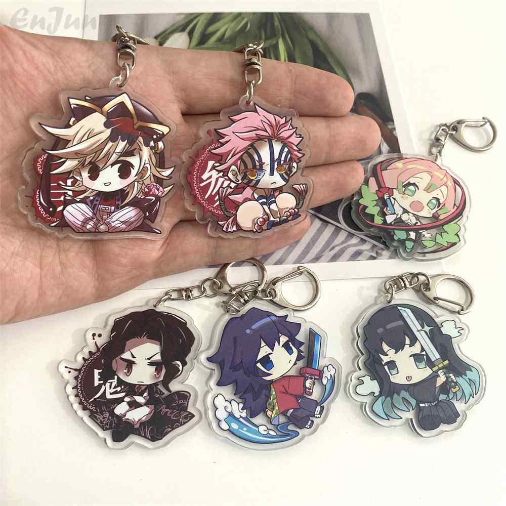 New Demon Slayer Key Chain Kimetsu No Yaiba Blade of Ghost K