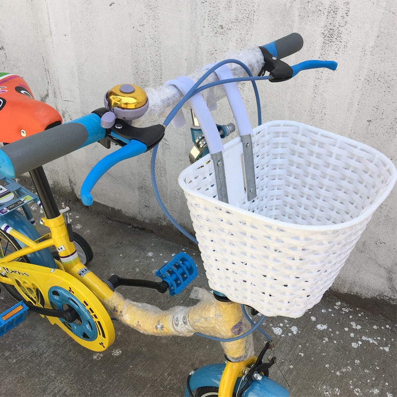 儿童自行车车筐儿童自行车框筐挂篮儿童自行车篮子前车篮配件通用