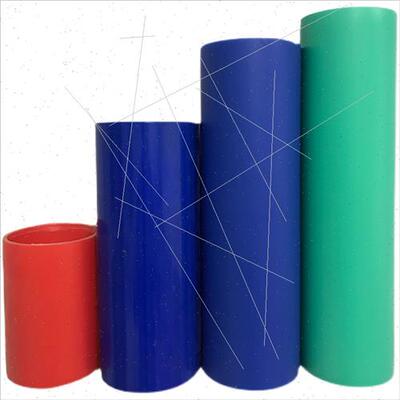 6英寸4.5MMpe卷芯管PE胶管保护膜管胶带pe卷筒白色塑料管芯卷膜管