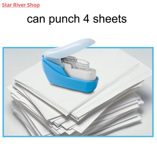 极速Fromthenon 1PC Random Color Stapleless Stapler Book Pape