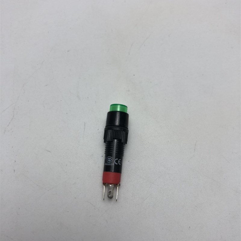 圆形带灯按钮开关LA50 LAS4 LA8Y-11DN 小型按钮银点5脚 开孔8mm