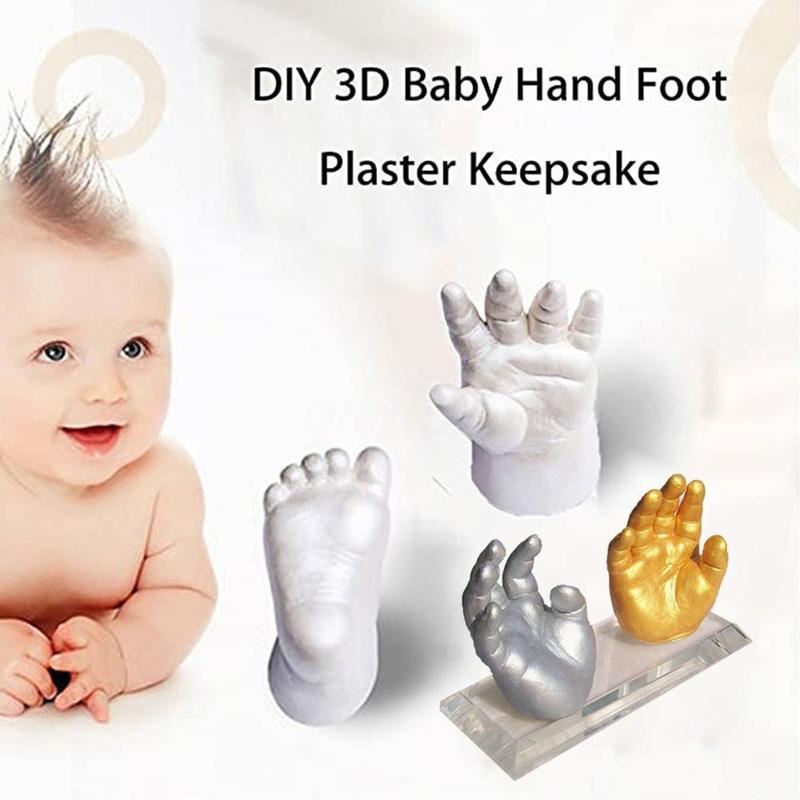 3D Baby Hand Print Foot Baby Casting Keepsake Kit Handprint