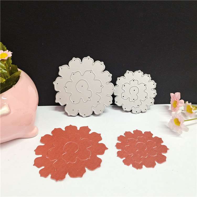 flower metal carbon steel knife die paper cutting embossing