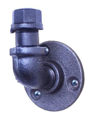 Coat Hook Hanger Rustic Bathroom Industrial Pipe Entryway