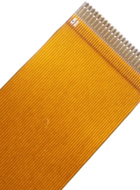 0.3间距FPC软排线黄色同向反向31/39/45/51PIN芯频位接触测试排线