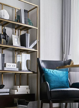 新中式现代简约欧式金属雕塑牛摆件样板房售楼处博古架软装饰品