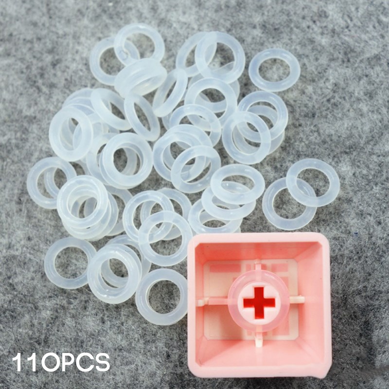 110Pcs Rubber O Ring Keyboard Switch Dampeners Keyboards Acc