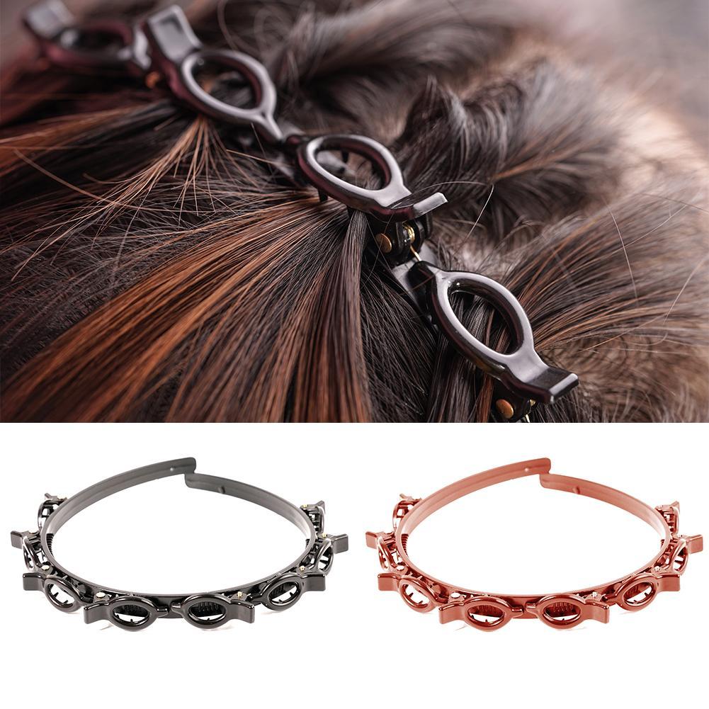 Double Bangs Hairstyle Hair Clips Hairpin Head Hoop Twist Pl