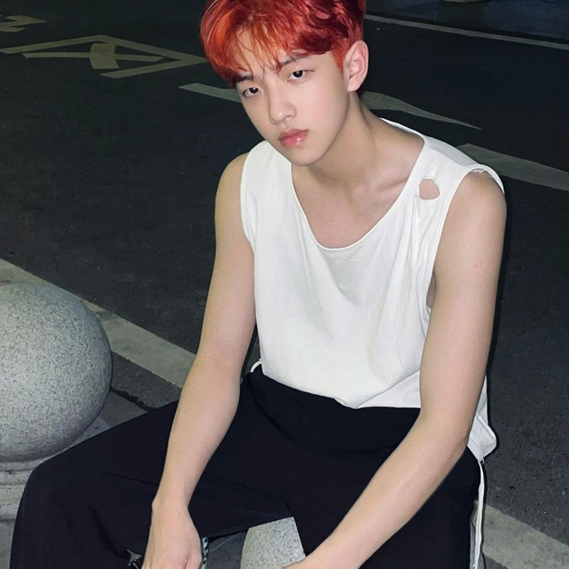 红色假发男短发韩版帅气短直发男士发型蓬松自然仿真日常全头套式