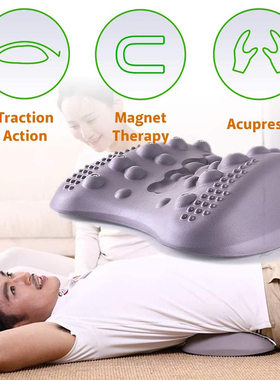 Waist Massager Back Stcher Pain Relief atment Massage Pillow